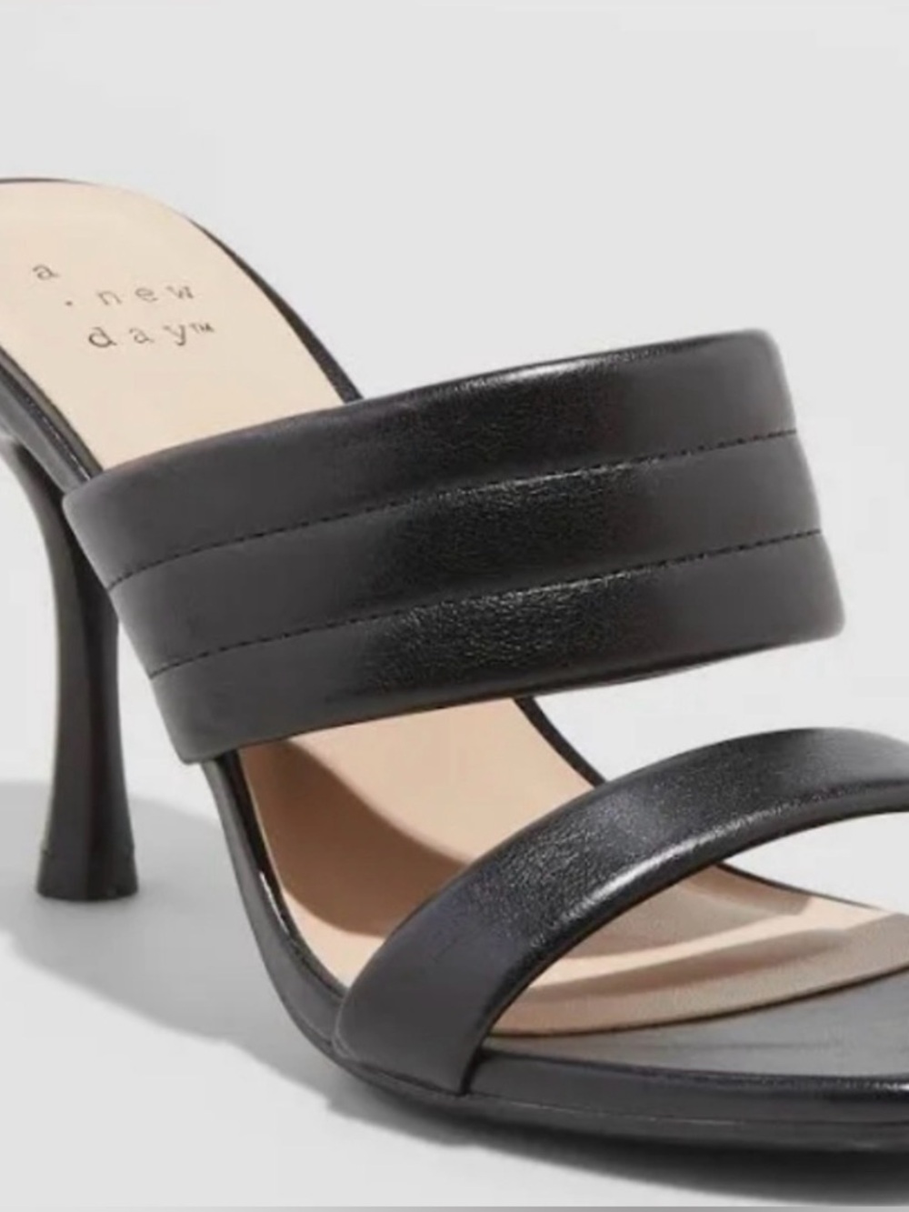 5/$25 A New Day Two-strap High Heel Mule